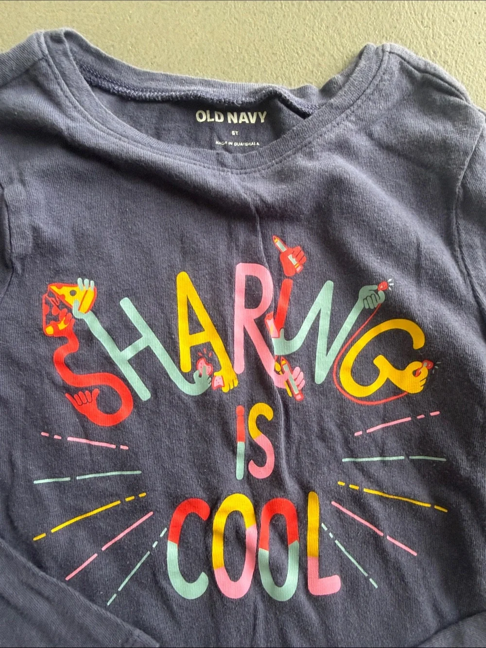 Old Navy Long-Sleeve Tees Bundle (4) Size 5T